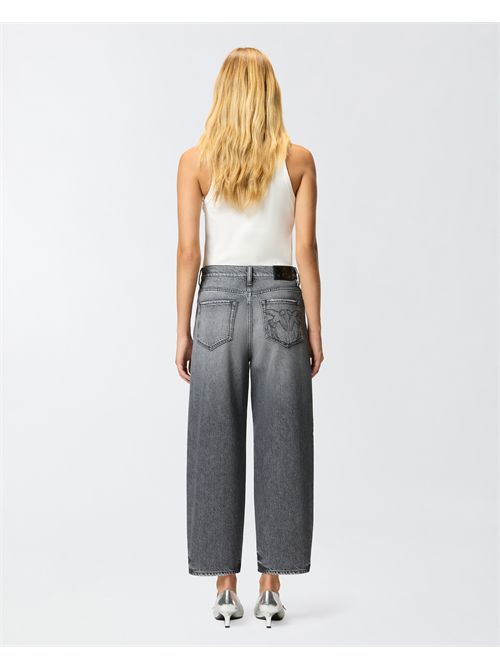 Jeans balloon in denim grigio PINKO | 103857A2RY/PJ9